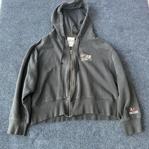 Tony Stewart #20 Hoodie Jacket Mens Large Black NASCAR Racing Chase Authentics